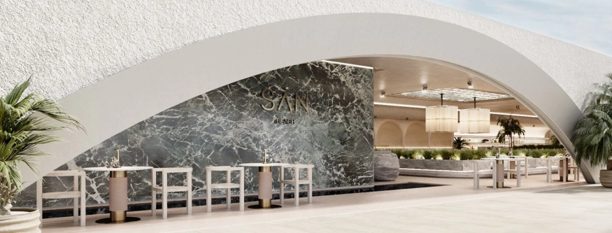 San Beach Restaurant, Palm Jumeirah, Dubai - Menupages.ae